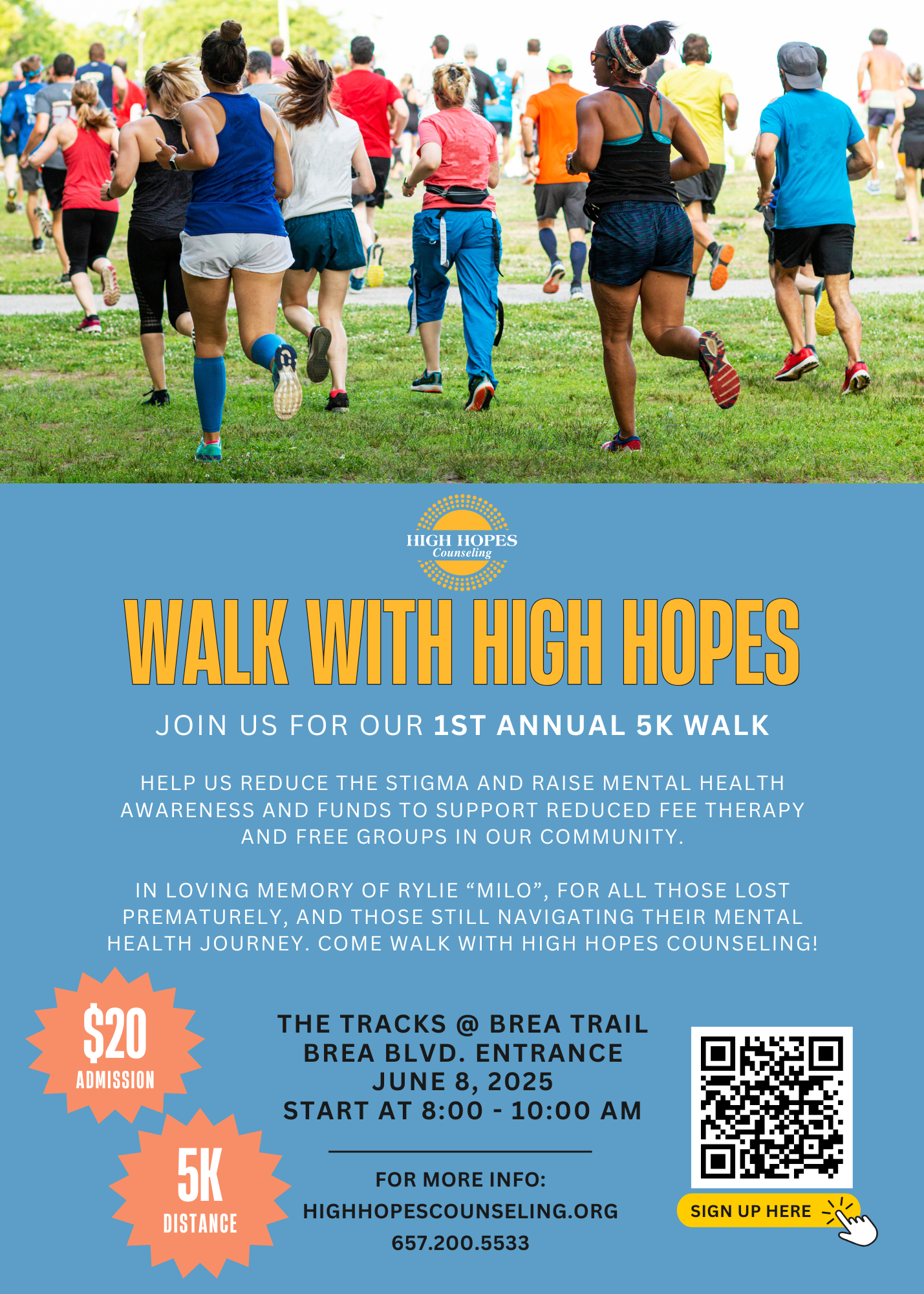 poster for a fundraiser